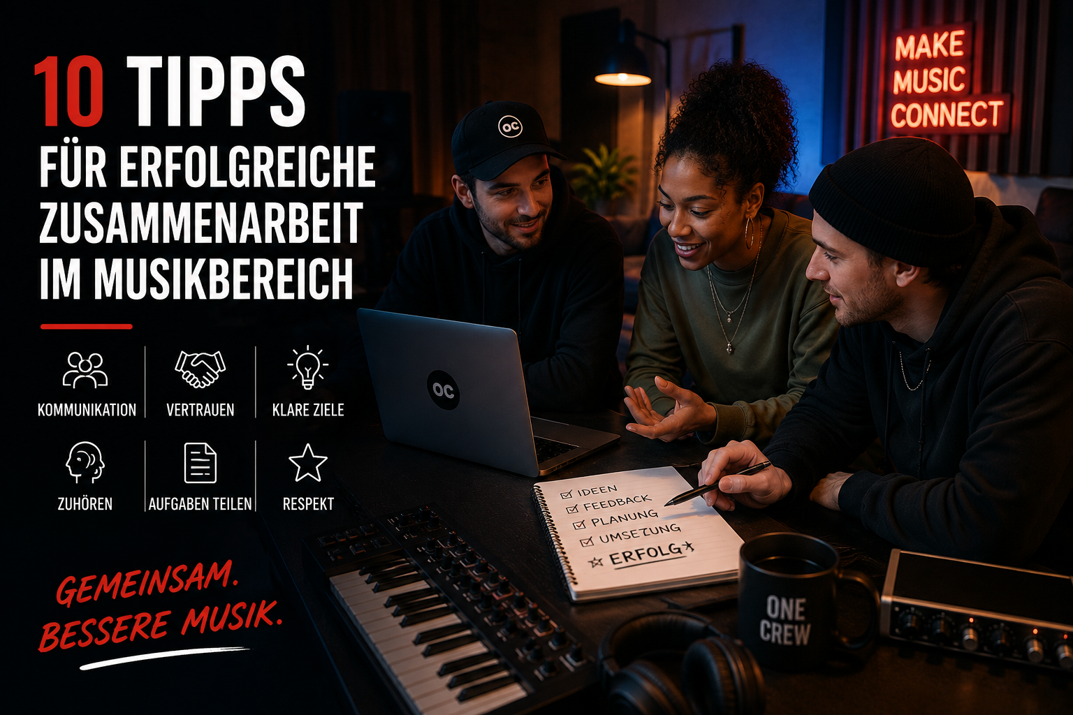 10 Tipps für erfolgreiche Zusammenarbeit im Musikbereich